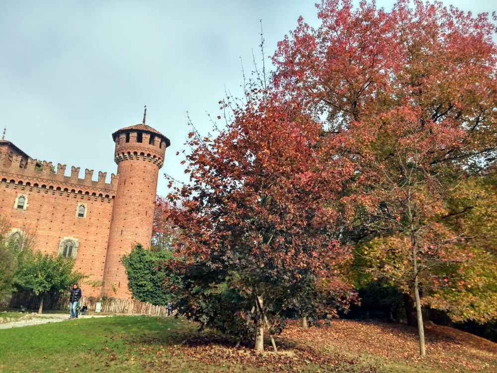 Torino, Valentino park and Rocca Medioevale