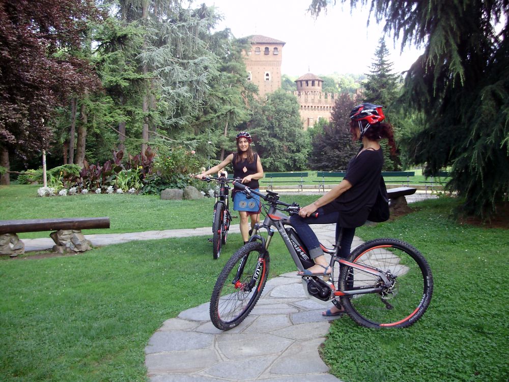 Torino, Valentino park by bike